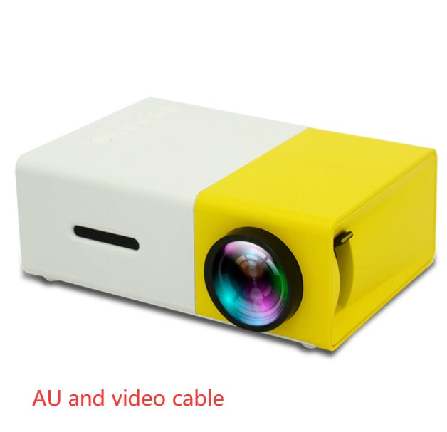 Mini 3D HD LED Portable Projector | Home Theater & HDMI-Compatible