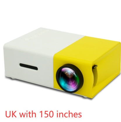 Mini 3D HD LED Portable Projector | Home Theater & HDMI-Compatible