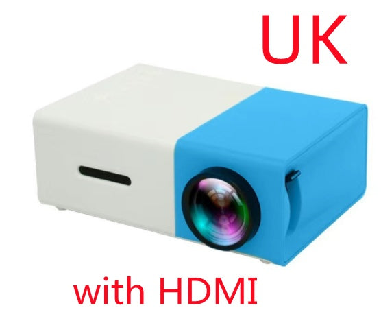 Mini 3D HD LED Portable Projector | Home Theater & HDMI-Compatible