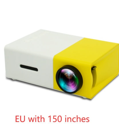 Mini 3D HD LED Portable Projector | Home Theater & HDMI-Compatible