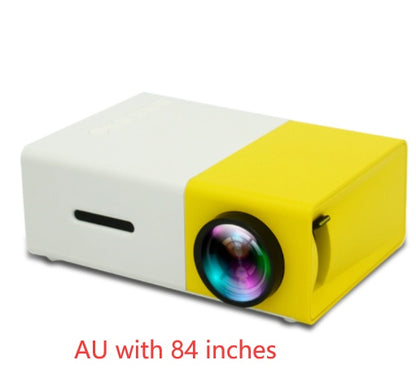 Mini 3D HD LED Portable Projector | Home Theater & HDMI-Compatible