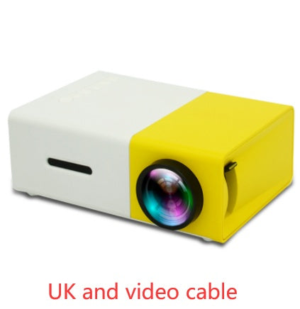 Mini 3D HD LED Portable Projector | Home Theater & HDMI-Compatible