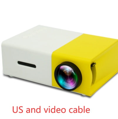 Mini 3D HD LED Portable Projector | Home Theater & HDMI-Compatible