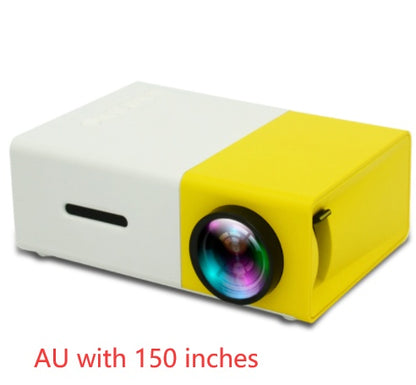 Mini 3D HD LED Portable Projector | Home Theater & HDMI-Compatible