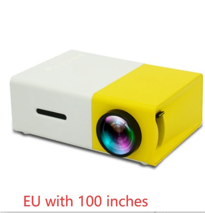 Mini 3D HD LED Portable Projector | Home Theater & HDMI-Compatible