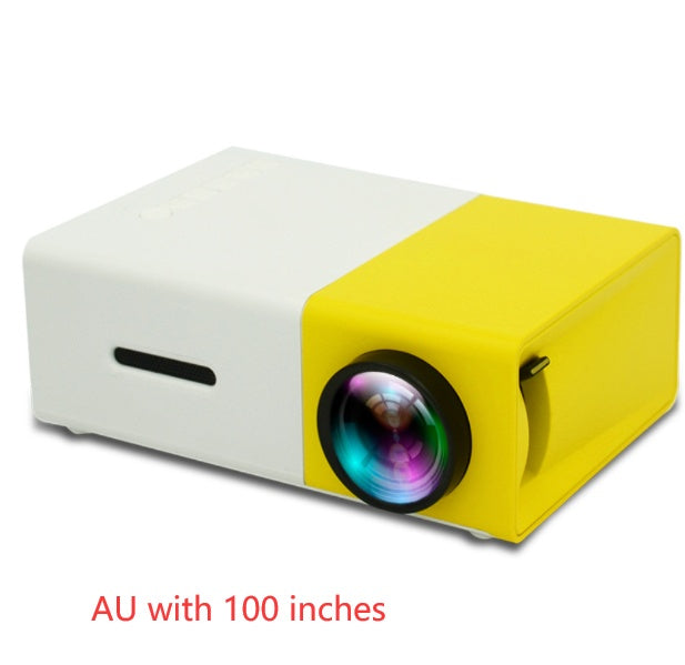 Mini 3D HD LED Portable Projector | Home Theater & HDMI-Compatible