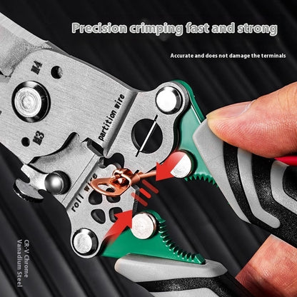 Folding Multifunctional Wire Stripper Pliers Tool