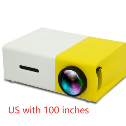 Mini 3D HD LED Portable Projector | Home Theater & HDMI-Compatible