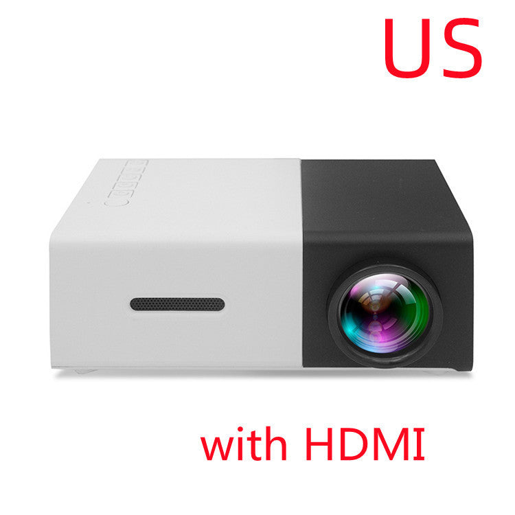 Mini 3D HD LED Portable Projector | Home Theater & HDMI-Compatible